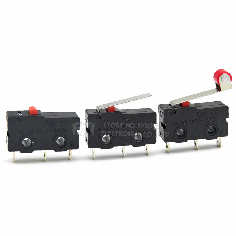 10PCS Limit Switch 3Pin KW11-3Z High quality and long life ibuw All New 5A 250VAC Micro Switch Tact Switch on off