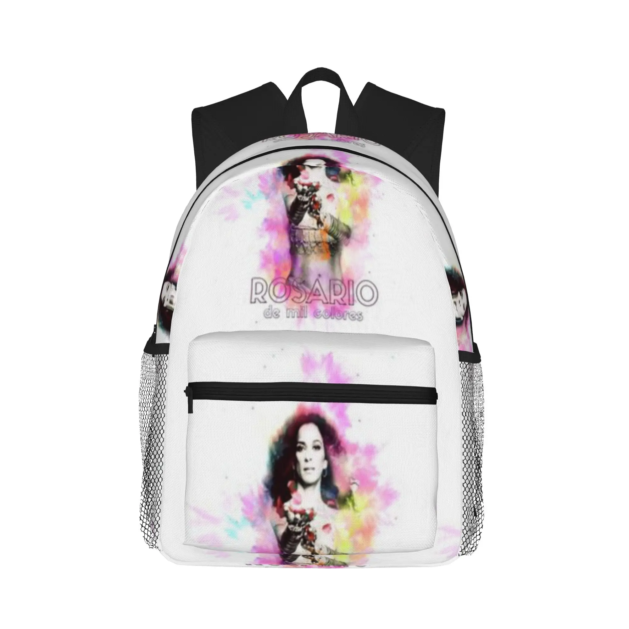 Rosary Flowers Of A Thousand Colors  Casual Backpack for Students and Adults Backpack women