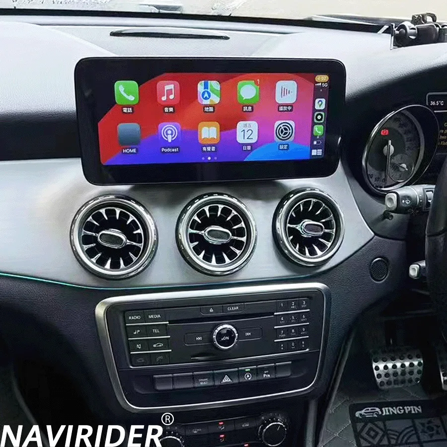 

Автомобильный радиоприемник с RHD, 10,25 дюйма, Android 13, видеоплеер для Mercedes Benz GLA Class A Class NTG 4,5 2013-2015, GPS-стерео CarPlay Navi BT