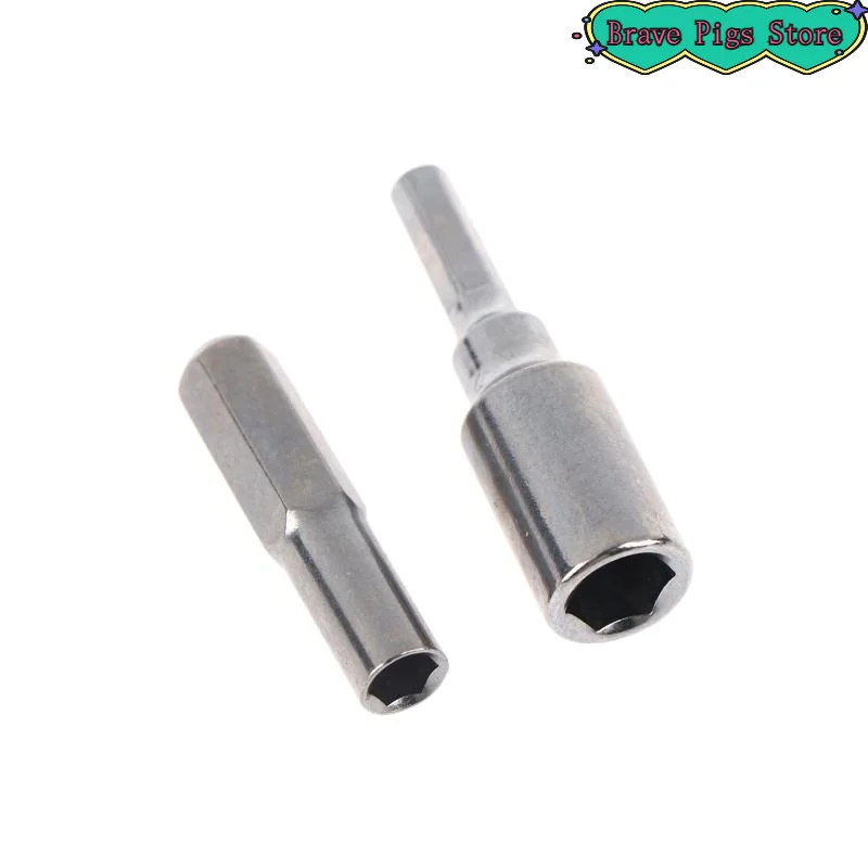 1/2Pcs 6.35mm To 4mm Insert Bit Adapter Socket Magnetic Holder Tools Hex Shank For Screwdriver Drill Bits Repair Phone Camera