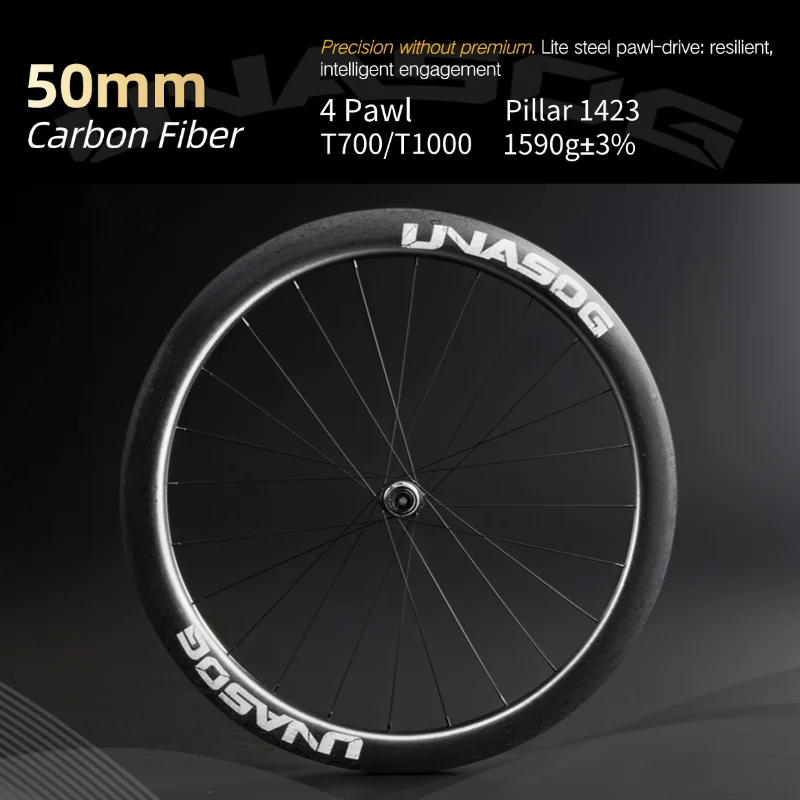 

Распродажа, 50 мм, легкая карбоновая дорожная дисковая колесная пара, 24 часа, бескамерная совместимость с 4 лапками, центральный замок, 1490 г, детали для шоссейных велосипедов