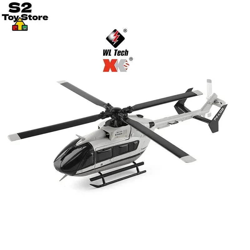 Weili K160 4CH RC Helicopter  Flybarless System with 6-Axis Gyro & Altitude Hold Brushless Motor for Stable Flight Birthday Gift