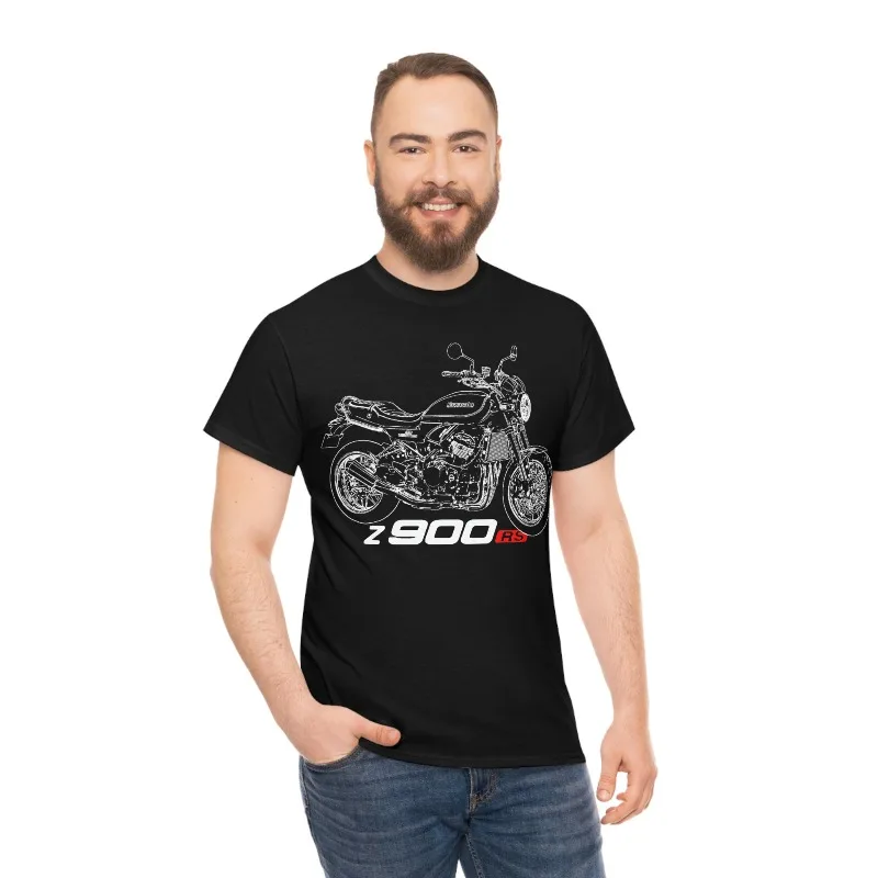 

Kawasaki Z900 Motorcycle T-Shirt O-Neck Short Sleeve Summer Casual Mens T-shirt Streetwear Casual Outdoor Men's T-shirt