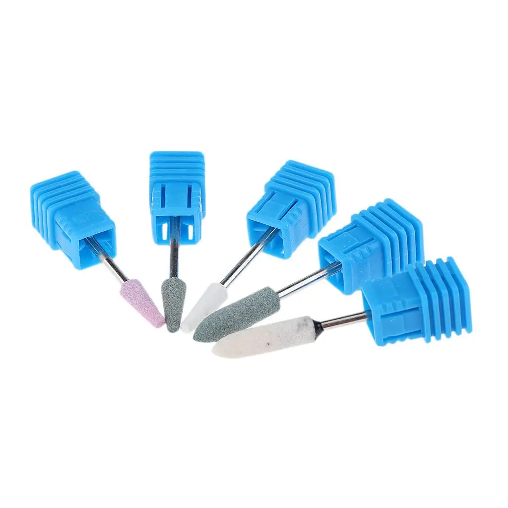 

Nail Drill Bit Set Quartz Polishing Grinding Head Manicure Tools Kit for Cuticle and Nail Care