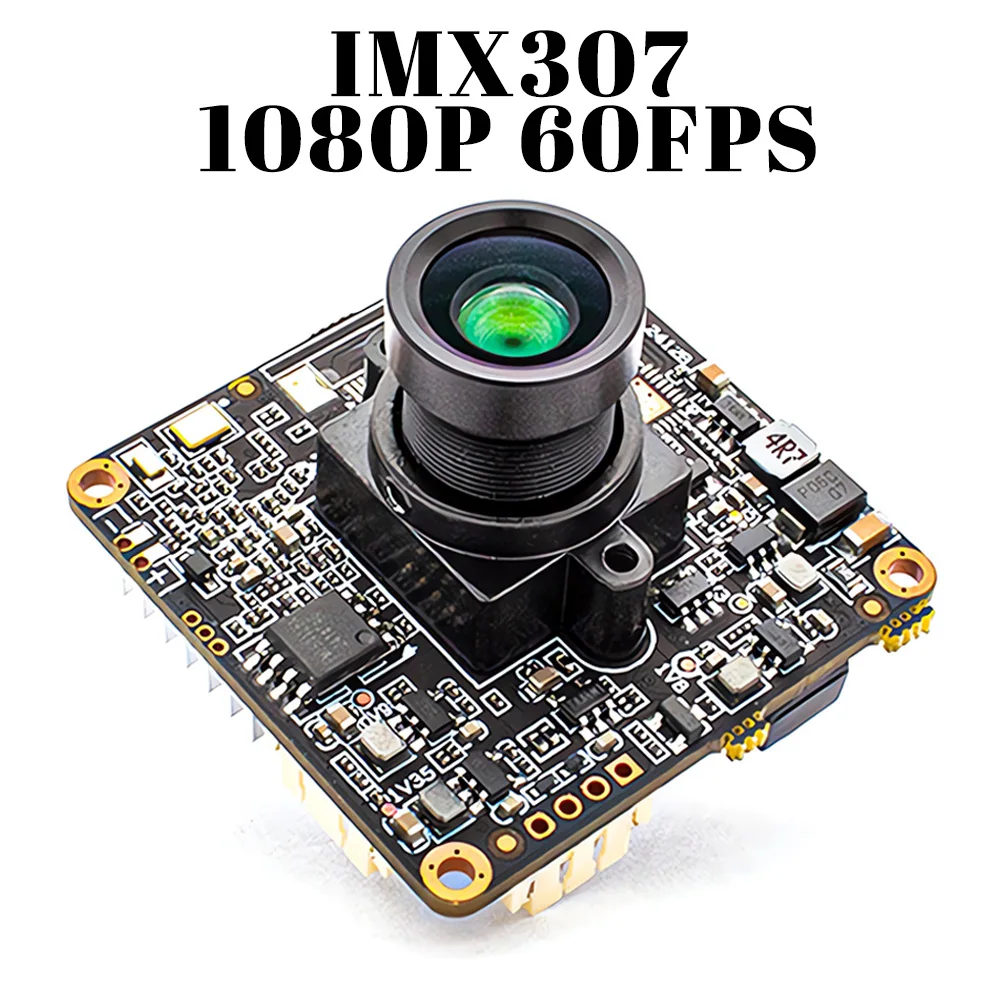 

1080P 60FPS POE IP Camera Module 2MP Full HD IMX307 CMOS With No Distortion Lens Support RTSP Onvif H.265 P2P For Motion Capture