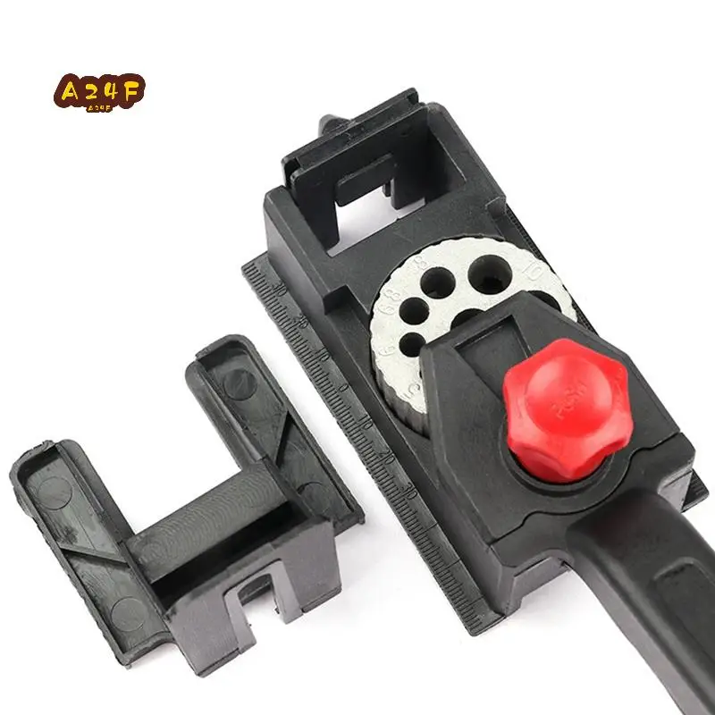

A24F-Pocket Hole Fixture Kit 10-Hole Woodworking Punch Locator Limit Is Suitable For Most Pin Drilling Operations.