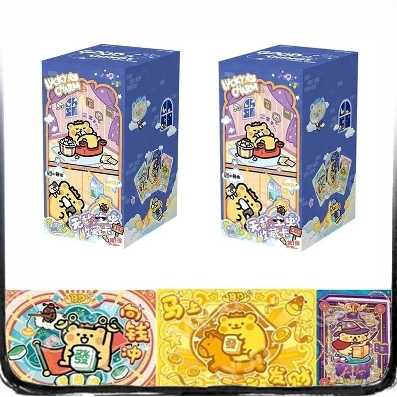 カートゥーンコレクタブルカード-kayou-グッドフレンズ-ラッキーチャーム-トレーディングカードボックス（ディスプレイ、共有、ギフト、ファンコレクション用）