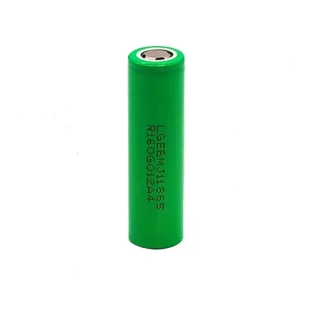 Batterie aste au lithium-ion avec chargeur, LGDB, MJ1, 18650, 3.7V, 3500mAh, décharge 30A annulée, utilisée pour lampes de poche, outils électriques, jouets