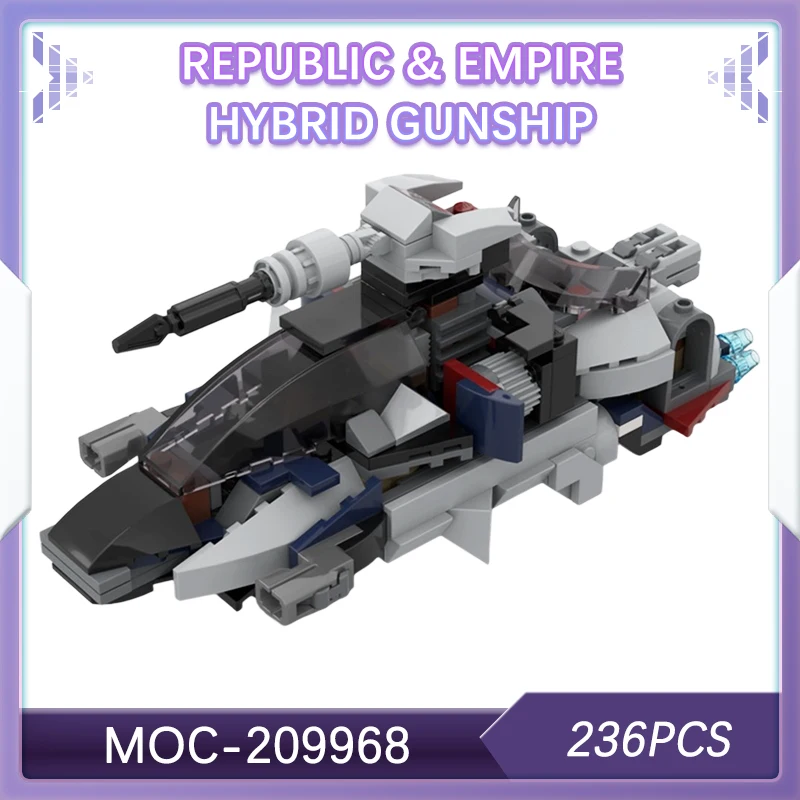 

236 шт., гибридный пистолет «Звездная битва», Республика и империя, строительный блок, модель кирпича, технический набор для взрослых, креативные подарки MOC- 209968