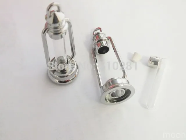 

100 Pieces/lot Crystal Glass Perfume pendant Charms ,vial pendant charms。Delicate Perfume Bottle Pendant