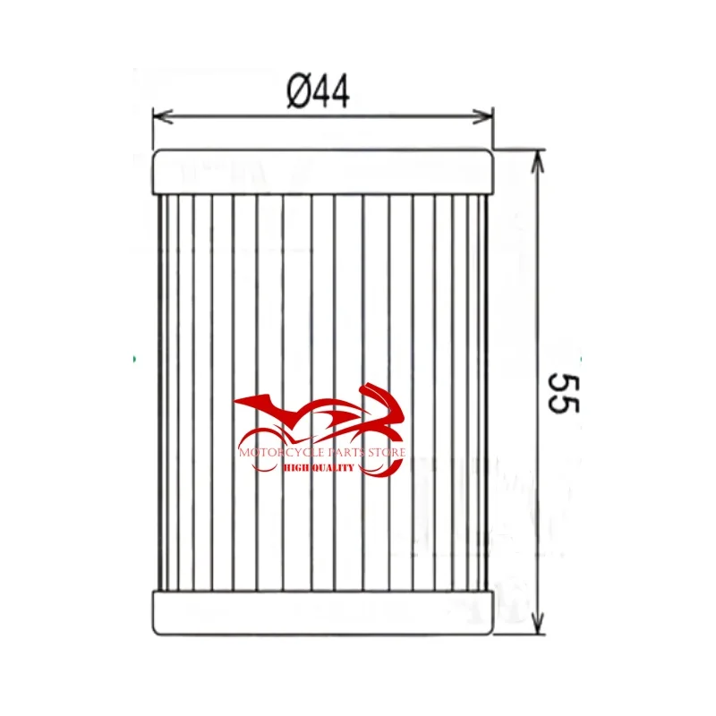 فلتر زيت الدراجة النارية لقط القطب الشمالي 250 300 ATV Beta 125 200 Alp 4T 200 Urban لـ Kawasaki KH125 KLX125 EX125 SYM 400i 600i