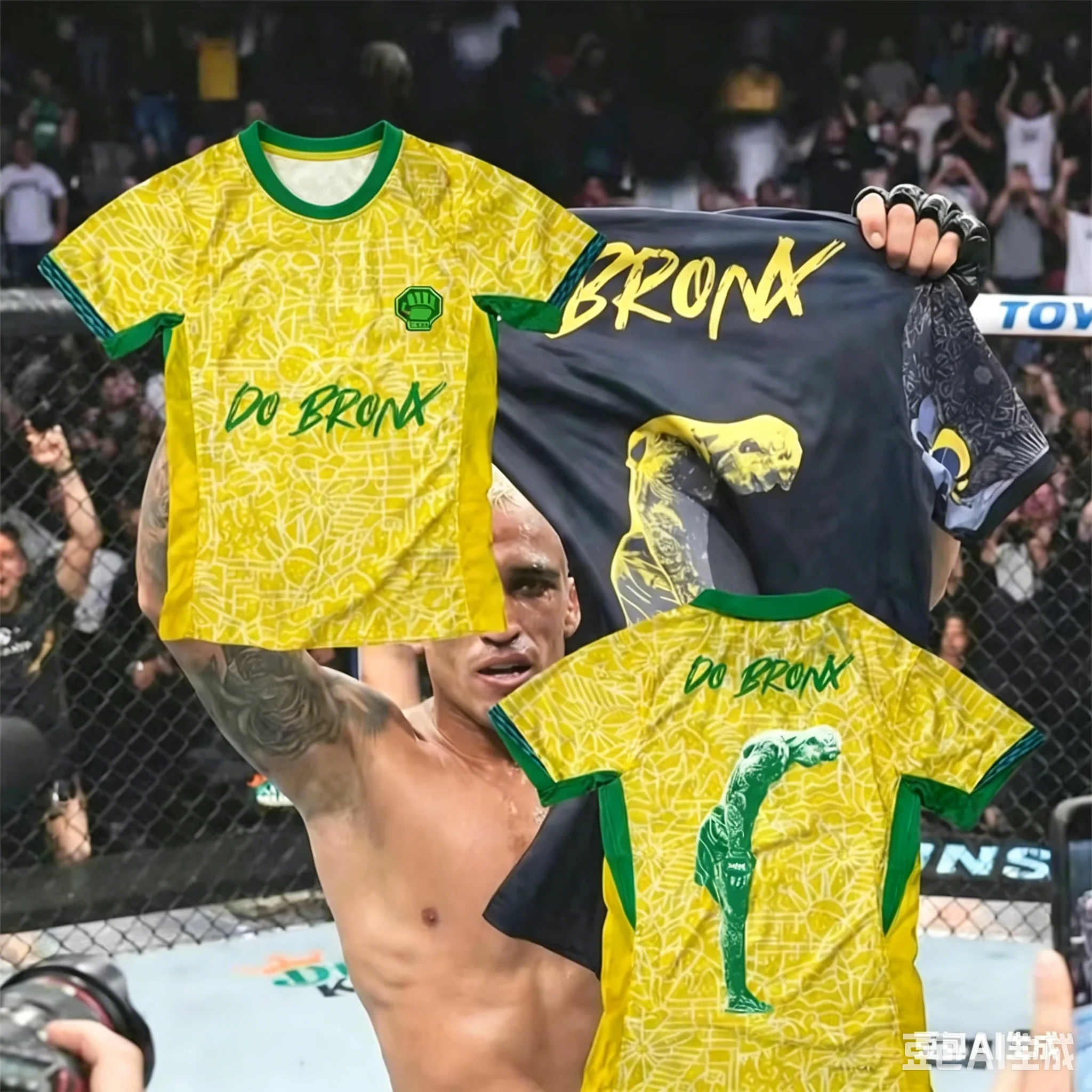 2026 Summer New Charles Oliveira Special Edition Football Shirt Men Women Kids MMA Breathable Quick Drying Sports T-shirt ﻿
