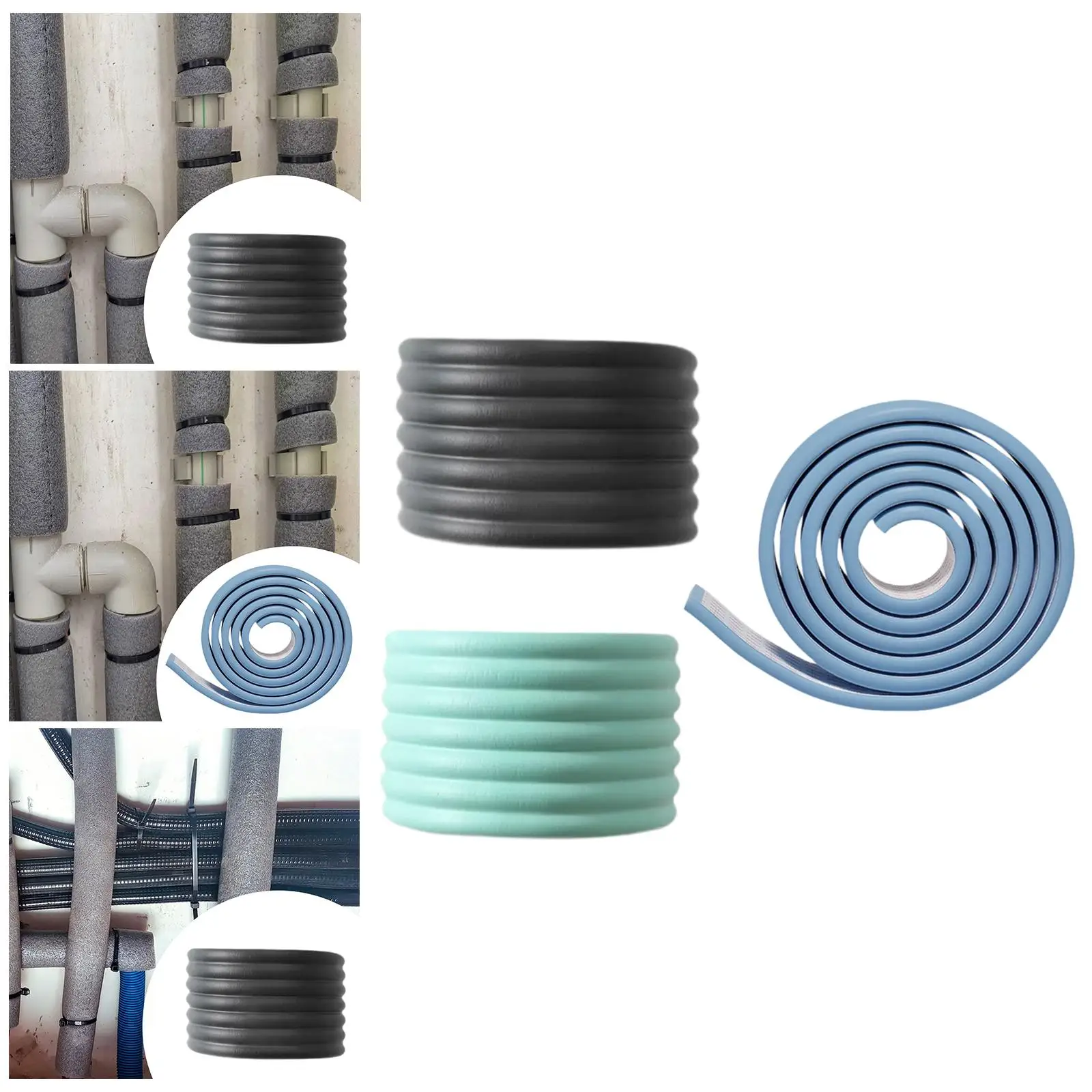 

Изоляционная лента для труб, звукоизоляционная губчатая защитная пленка, устойчивая к атмосферным воздействиям, самоклеящаяся, для наружных водопроводных труб