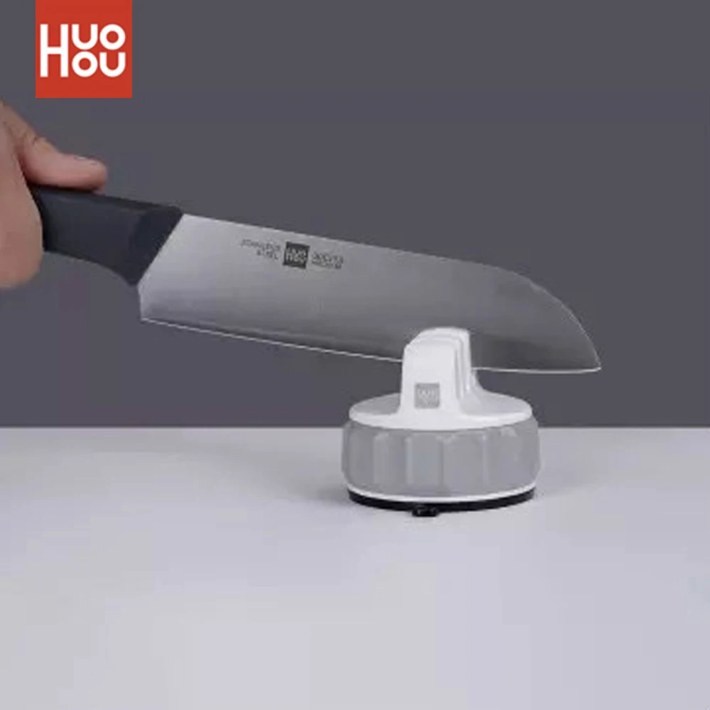 HUOHOU Mini Sharpener One-Hand Easy And Effortless Stable Small Shape Impact Resistance Strong Sucker Safe Worry-Free Sharp