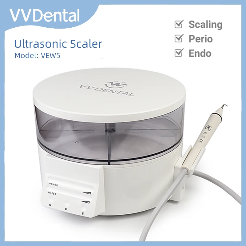 VVDental Ultrasonic Scaler 1100ml Capacity Water Bottle Remove Tooth Calculus And Smoke Stains Dental Teeth Cleaning Machine