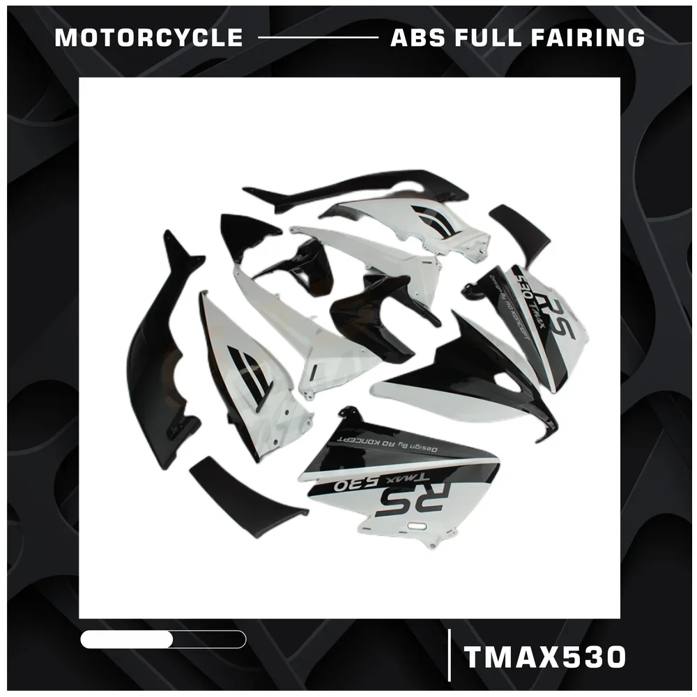 

Full Motorcycle Fairing Kit For Yamaha TMAX 530 T-MAX 530 2014 2018 Bodywork Injection ABS Plastic Bodywork Flat 2012-2019