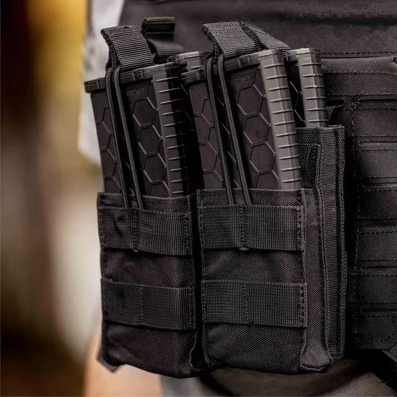 

Tactical Magazine Molle Pouch M4 Outdoor Hunting Rifle Pistol Ammo Mag Bag Airsoft Gun Accessories Universal Cartridge Bag