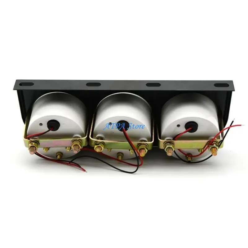 

U13C Easy Installation 2 Inch Instrument Triple Gauge For 12V 24V Automotive Monitoring