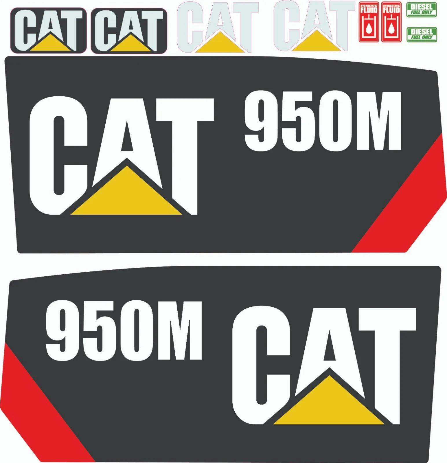 

Для Caterpillar 950M колесный погрузчик комплект наклеек погрузчик вся наклейка новая наклейка Лидер продаж