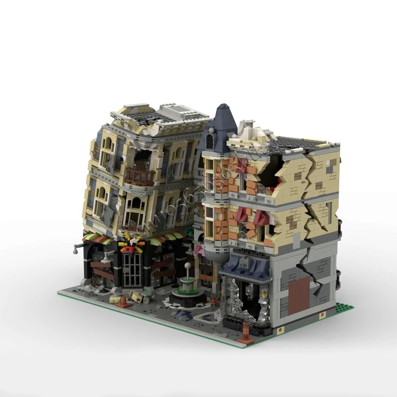 جديد 4648 قطعة MOC تخصيص أطلال القرون الوسطى من نموذج مربع اللبنات لتقوم بها بنفسك التعليم الجمعية الاطفال اللعب مفاجأة الهدايا #3