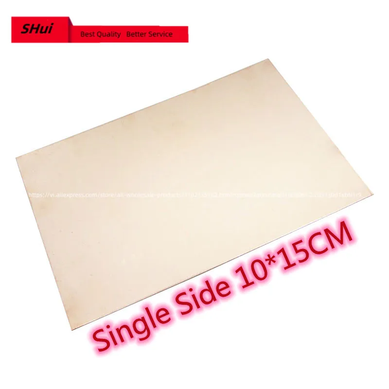Picture 3: 10pcs Single Side Copper Clad Plate Laminate Universal PCB Circuit Board 10X15cm 1.4mm 100*150mm 15cm*10cm Bakelite Material