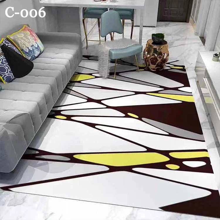 Factory Custom Modern Home Design Rectangular Comfortable And Easy To Clean Living Room Carpet