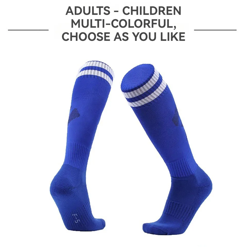 Loogdeel 26-45 Bambini Calcio per adulti Sport Calzini lunghi al ginocchio Bambini Calcio Baseball Adulti Legging Calze Calzino sportivo per bambini