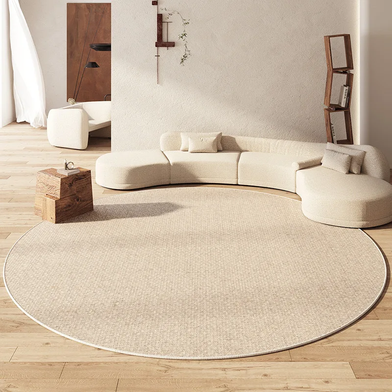 

L0197-Circular carpet, living room, study, office desk, computer, e-sports chair, dressing table, imitation cashmere,