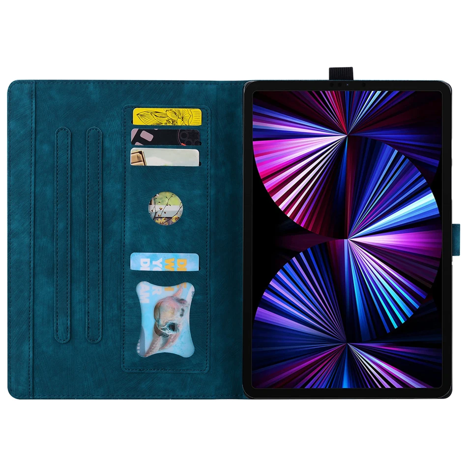 

Leather Stand Case For iPad 2024 2025 Pro Air MINI 4 5 6 7 8 9 10th 11th Generation 10.2 10.9 11 12.9 13 inch Card Slot Cover
