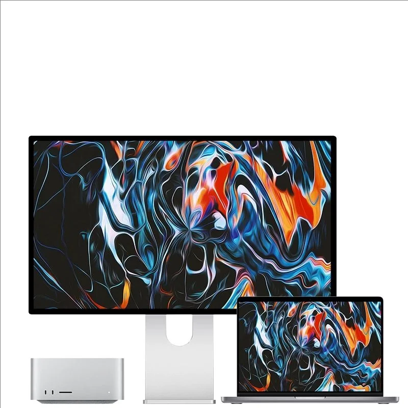 

KUYCON P27G 27" Screen 3840*2160 4k60hz Display IPS HDMI2.0+DP1.4+USB2.0 Monitor GLOSSY screen 27 Inch Type-c CNC Aluminium