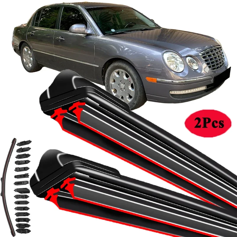 

For KIA Opirus Amanti GH 2003-2011 Car Windshield Wiper Blade Front Windscreen Brushes Washer Accessories Window Cleaning Parts