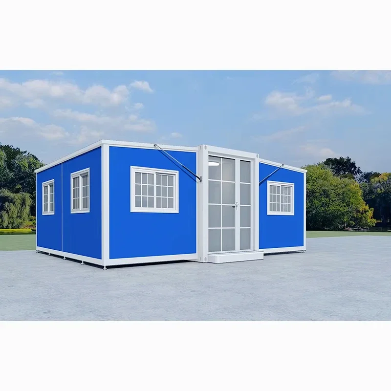 Low-cost Prefab Tiny House Container House 40FT Expandable Mobile Home Caravan Portable Houses 2 Bedrooms Folding Room