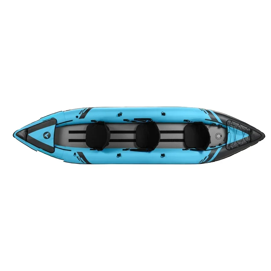 Water Sport drop stitch inflatable kayak foldable inflatable whitewater kayak Canoe Fishing inflatable kayak 3 person