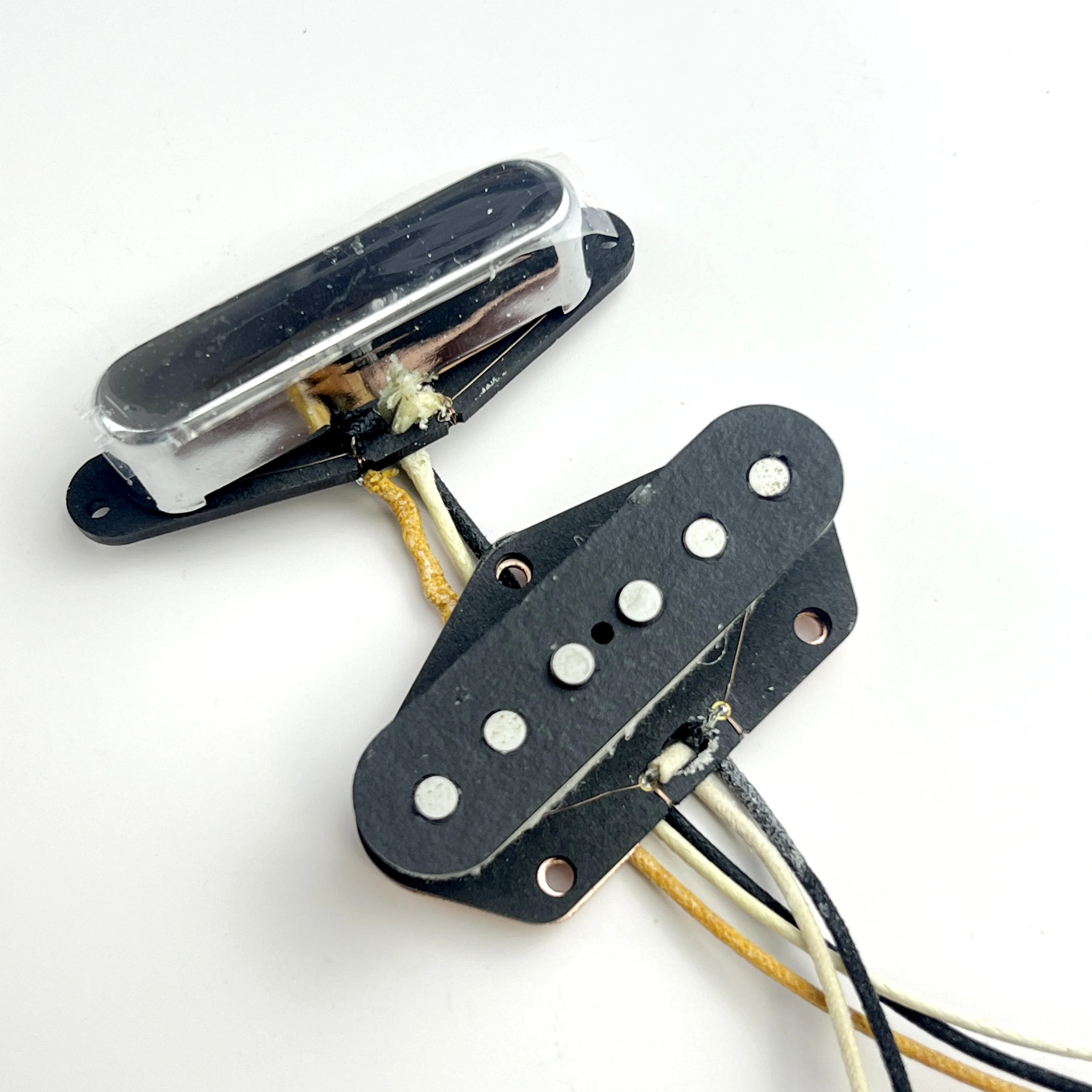 Texas Electric Guitar Pickups Classic Alnico 5 Magnet Strap Flat Bar Staggered Pole Bridge Pickups TL Guitar Accessories