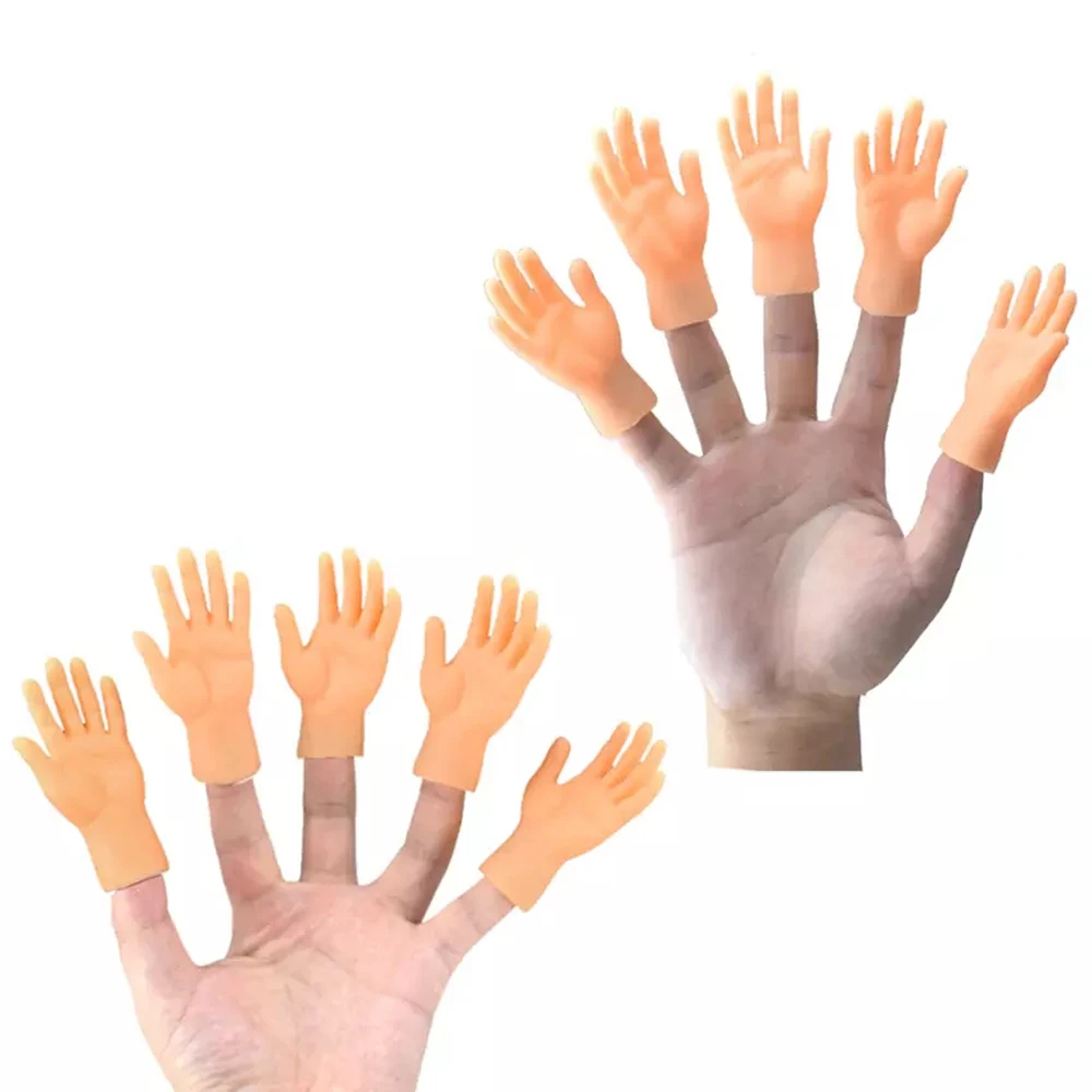 Halloween Gift Costume Mini Cartoon Toys Left Right Hand Finger Puppets Small Hand Model Tiny Finger Hands Finger Toys