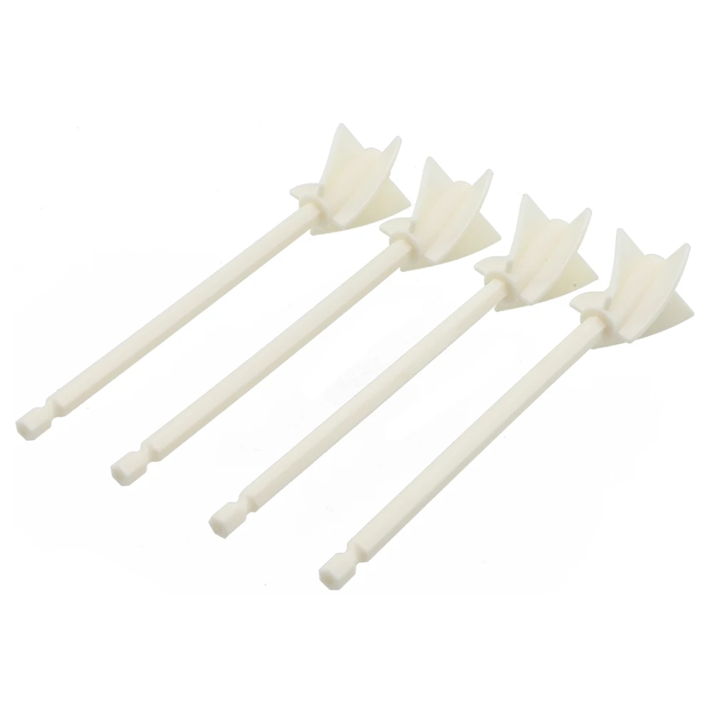 Stirring Paddles Four Bladed Resin Mixer Paddles with Hex Shank for Thorough Mixing of Epoxy and Paint Pack of 4