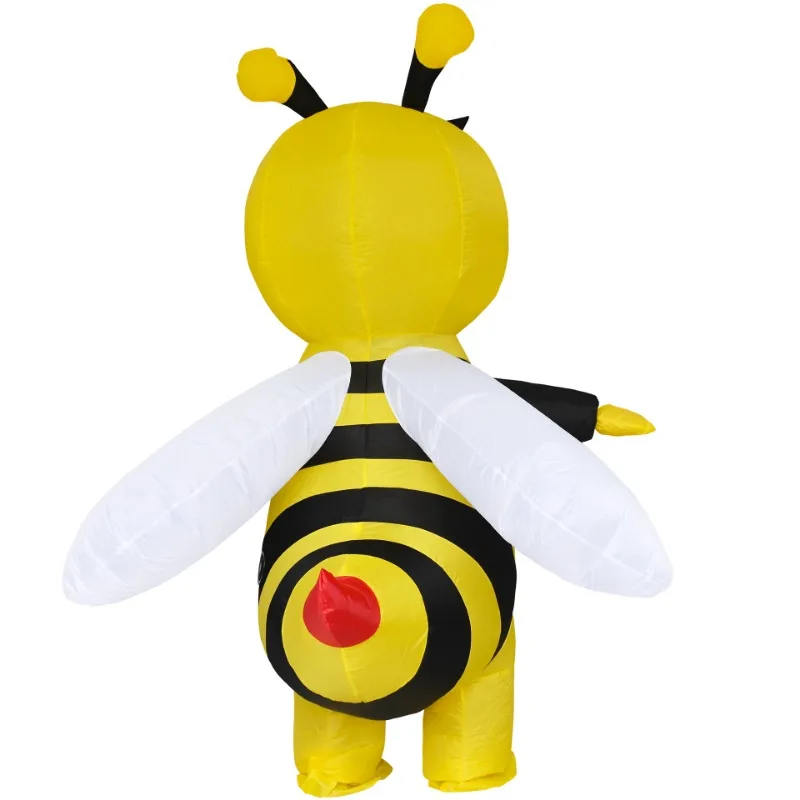 نفخ النحل زي نفخ النحل بذلة ينفخ من خلال الهواء مضحك فستان بتصميم حالم تأثيري حفلة الهالوين تأثيري