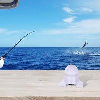 Two Luminous S Distinguish Waiting State And Fish Biting State Fishing Bite Alarms LED Light Indicator Plastic