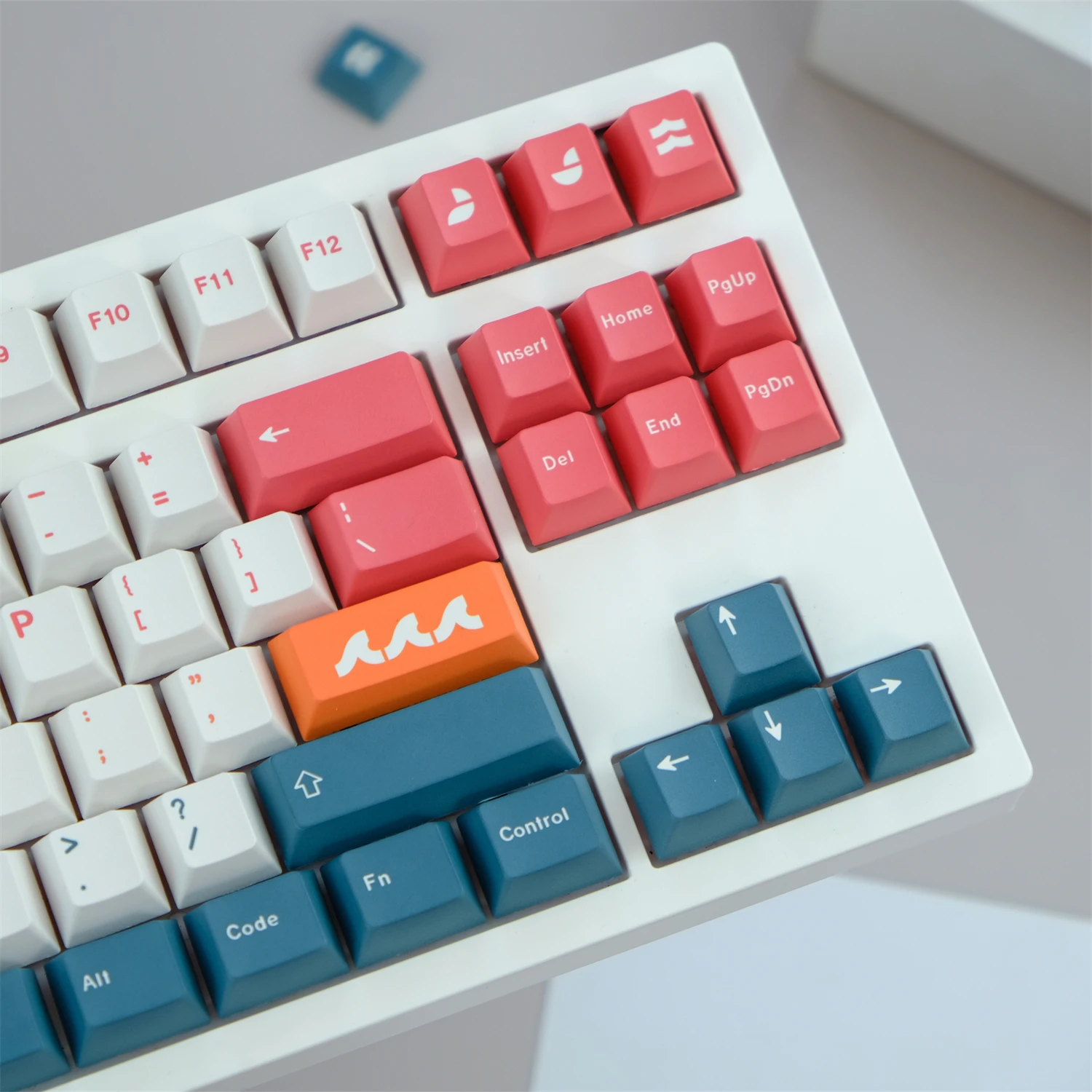 129 Keys GMK Salt Lake Keycaps PBT Dye Sublimation Cherry Profile Keycaps For Mx Switch Custom Mechanical Keyboard Anne GH60