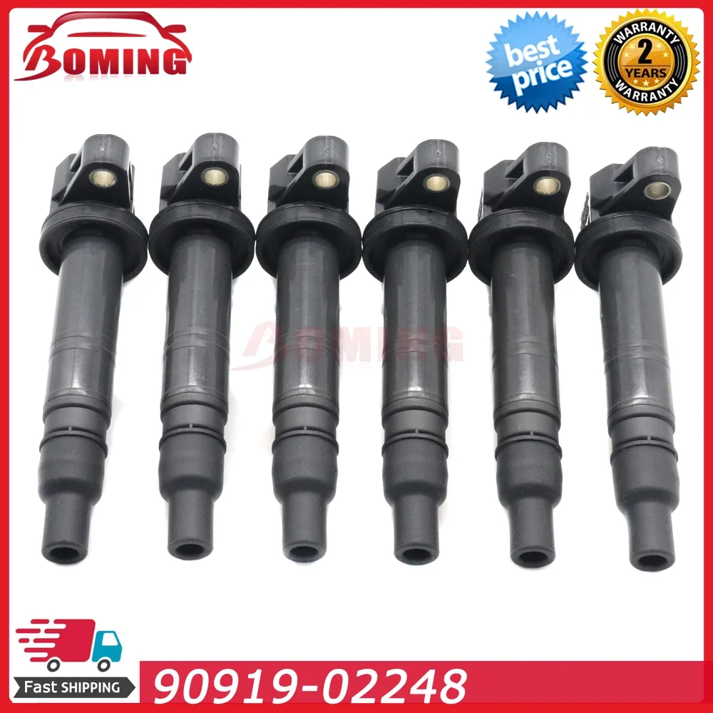 Car Ignition Coils 90919-02248 Fits For TOYOTA 4RUNNER CAMRY COROLLA FJ CRUISER MATRIX For LEXUS GS F IS F IS500 9091902248