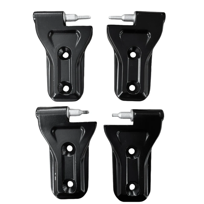 1Set/4Pcs Car Body Door Hinge Kit For Jeep Wrangler JL 2DR 2018+ Side Door Hinges Cover Trim Long Top And Short Bottom Parts