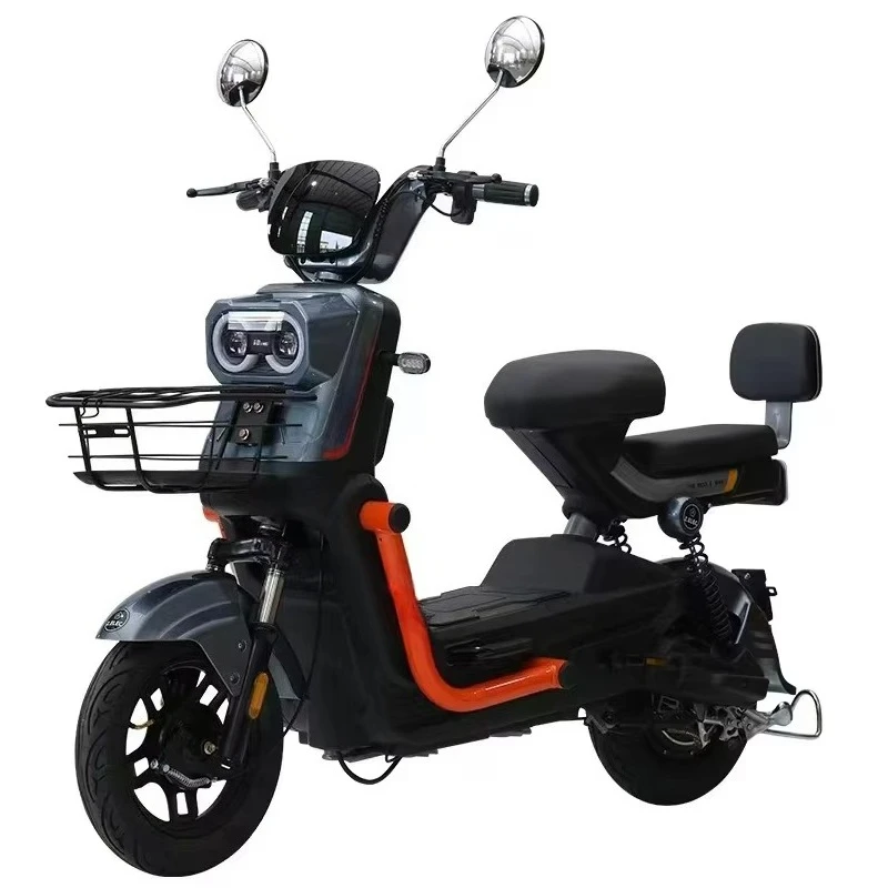 Factory Direct Sale High Power 48V Front Hub Brushless 350W Electric City Bike Lead Acid Smart Electronic Brake Line Riding