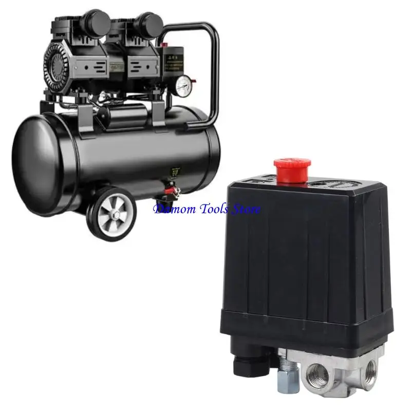 57BE Vertical Air Compressor Pressure Unit with 4 Port Threaded Base for Repair Use