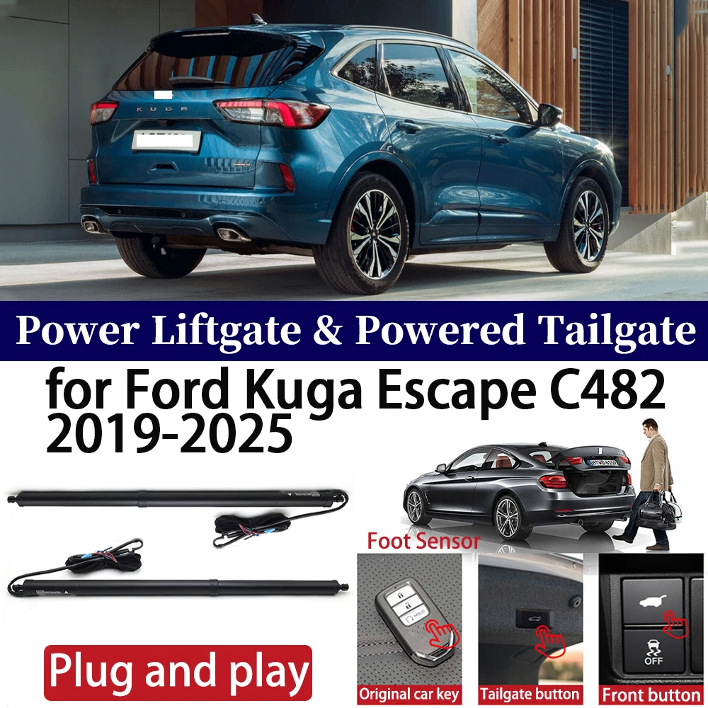 

for Ford Kuga Escape C482 2019-2025 Car Auto Power Electric Tailgate Liftgate Lift Trunk Closer System Boot Lift Motor Kit