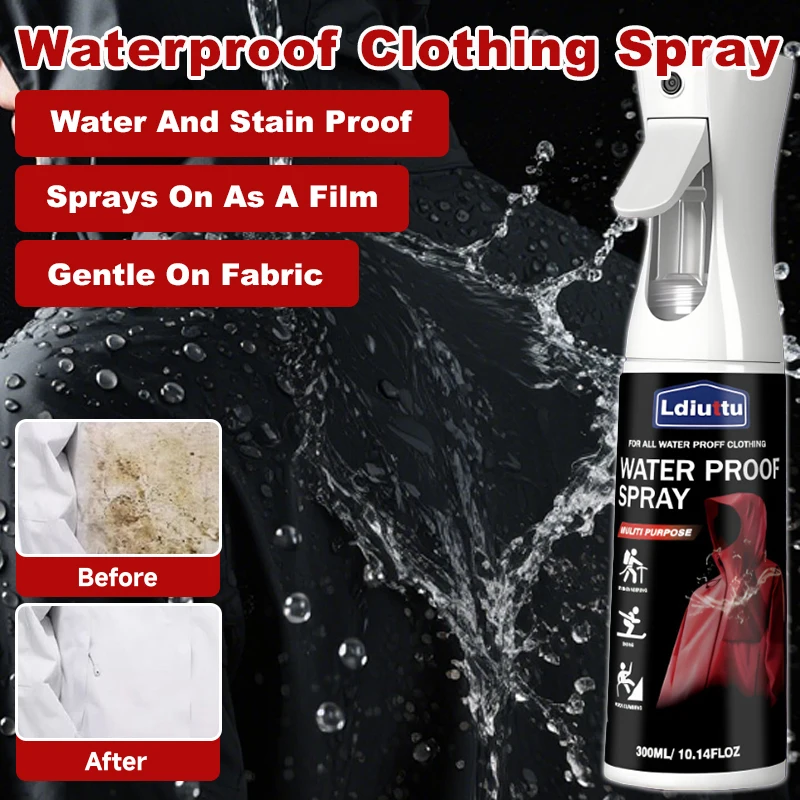 Camel Waterproof Punching Jacket Nano Coating Usage Longlasting Clothes Cleaning