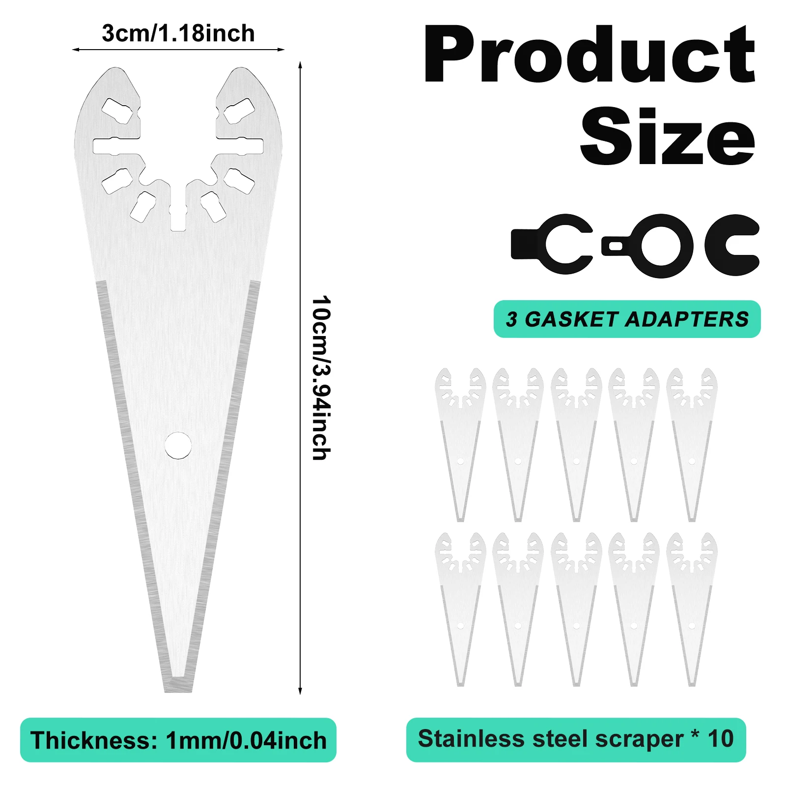 conjunto-de-10-15-laminas-de-aco-inoxidavel-para-ferramenta-oscilante-raspadores-conicos-para-remocao-de-selante-calafetagem-e-resina-epoxi
