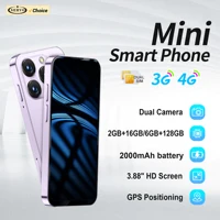 Official SERVO 3G/4G Mini Smartphone Android System 2/6GB+16/128GB Play Store WiFi Hotspot 3.88" Small 2 SIM Pocket Smart Phones
