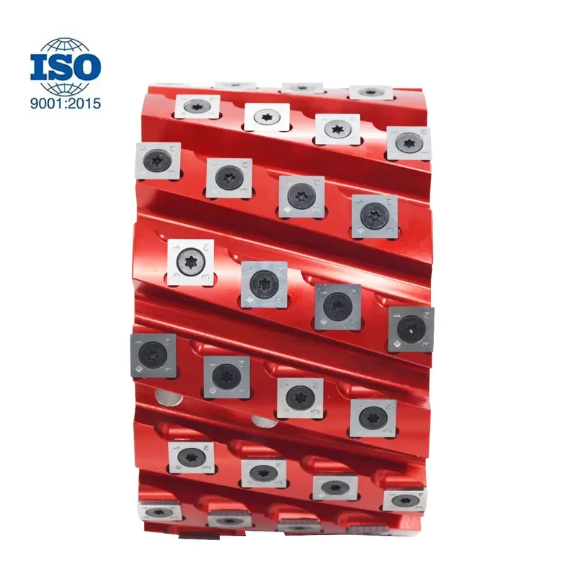 Woodwork Industrial Thicknesser Machinery Planer Parts Customized Cutterhead Woodworking Carpentry Workshop Spiral Cutter