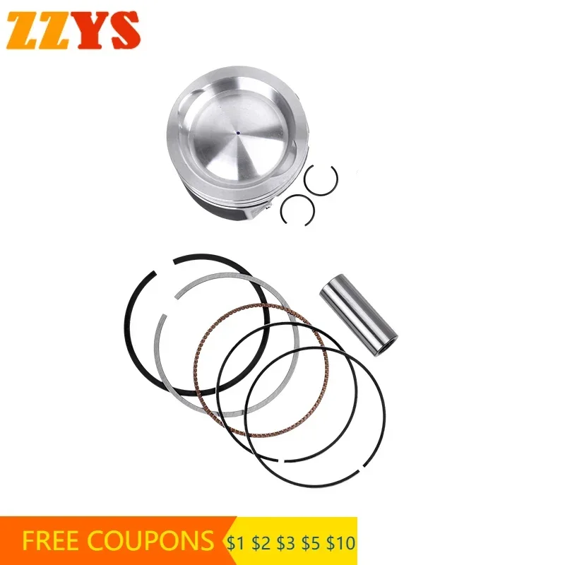 80mm Pin 18mm Motorcycle Engine Cylinder Piston Rings For Polaris ATV SPORTSMAN 700 EFI A07MH68AX-AY-AZ 2007 SPORTSMAN 700 2006