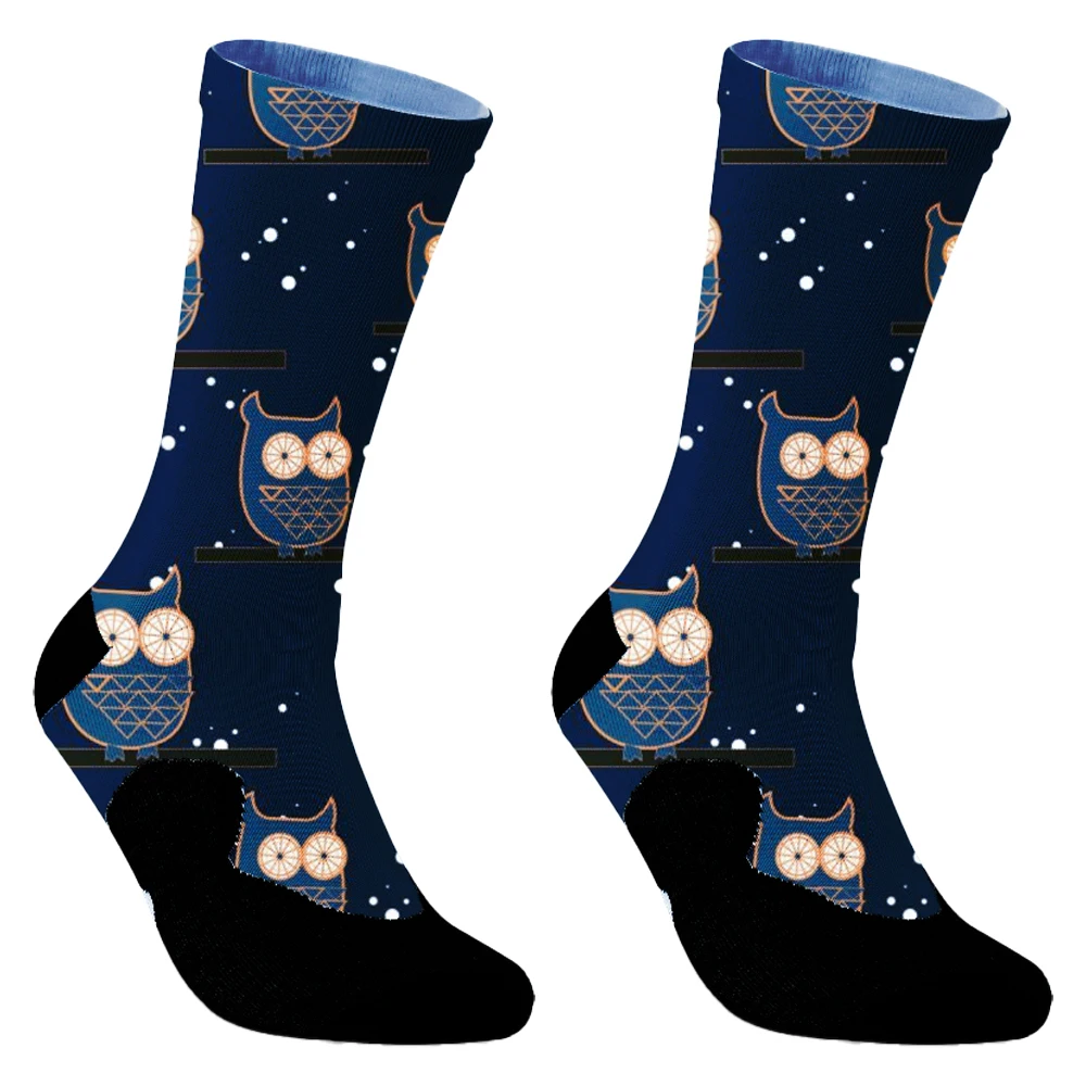 Coloridos calcetines de algodón para hombre y mujer, medias originales de gato, perro, vaca, para las cuatro estaciones, Unisex, regalo de cumpleaños, novedad de 2024, 1 par